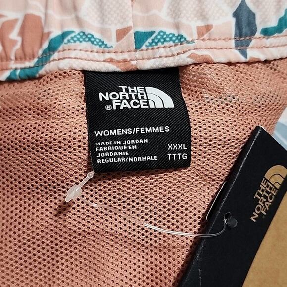 The North Face Printed Class V Shorts Porcelain Green Mountain Camo Print 3X - Picture 7 of 7